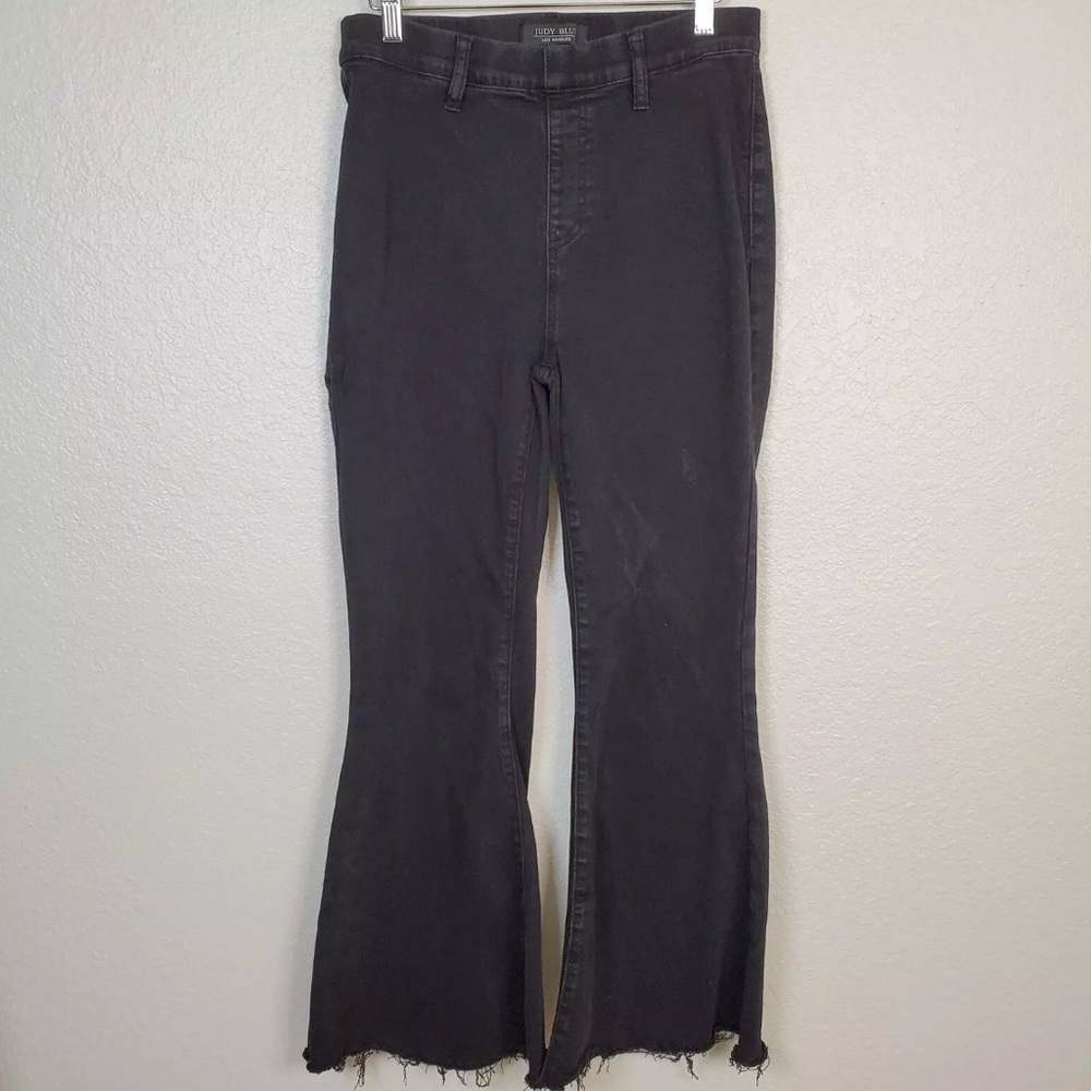Judy Blue Flare Black Denim Jeans